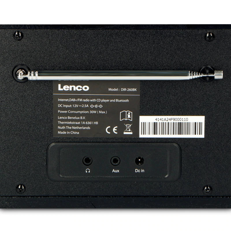 Lenco DIR-260 Radio (svart)