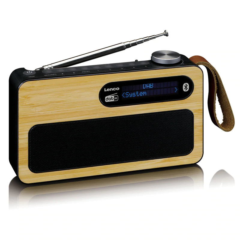 Lenco PDR-040 DAB+ Radio (bambus/svart)