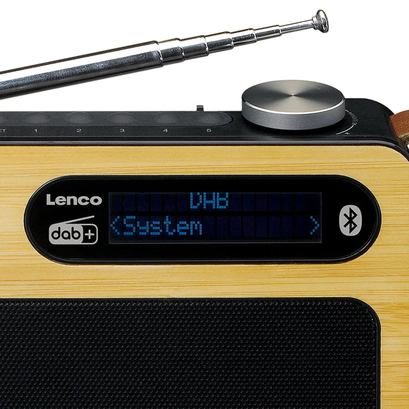 Lenco PDR-040 DAB+ Radio (bambus/svart)