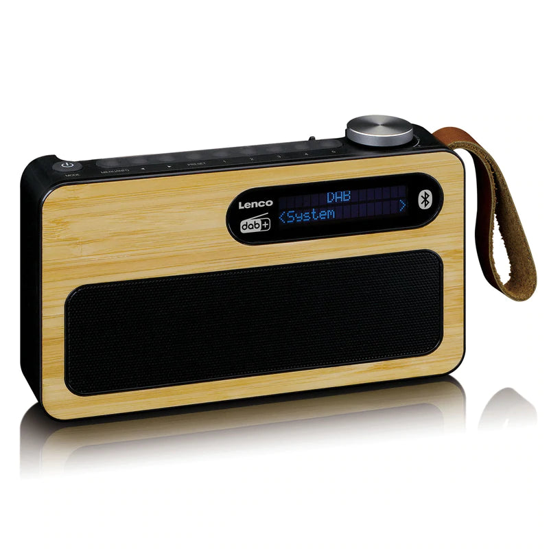 Lenco PDR-040 DAB+ Radio (bambus/svart)