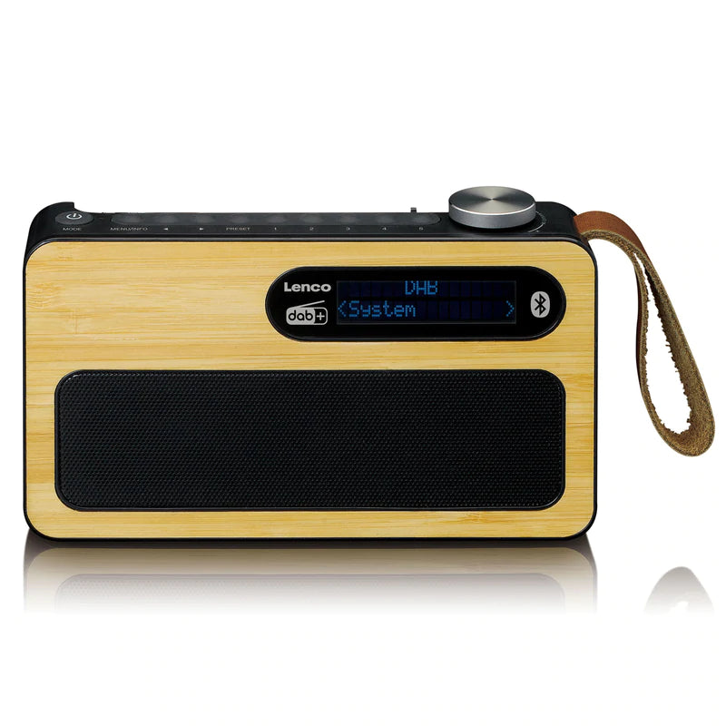 Lenco PDR-040 DAB+ Radio (bambus/svart)