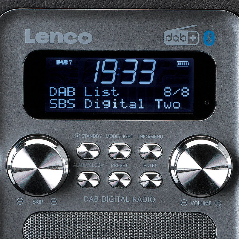 Lenco PDR-051 DAB+ Radio (svart/sølv)