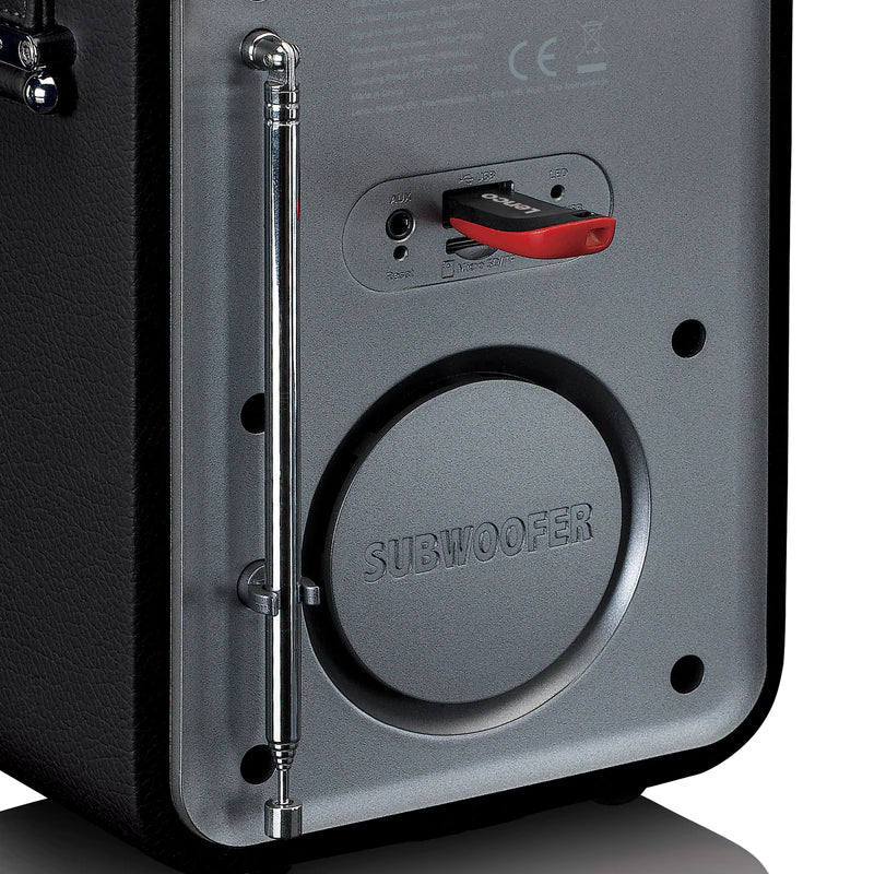 Lenco PDR-051 DAB+ Radio (svart/sølv)