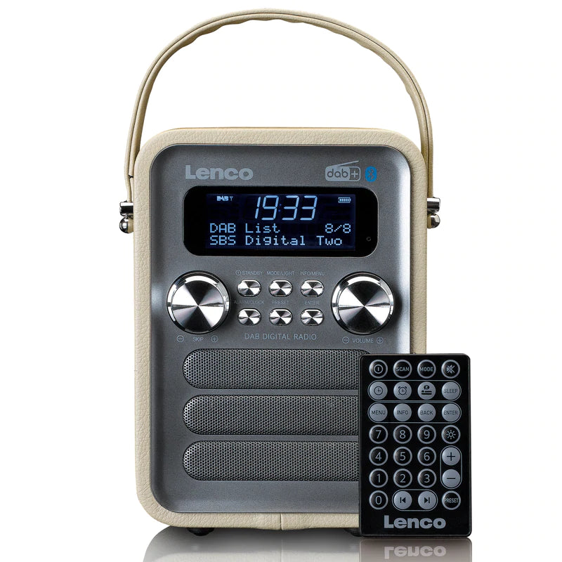 Lenco PDR-051 DAB+ Radio (taupe/sølv)