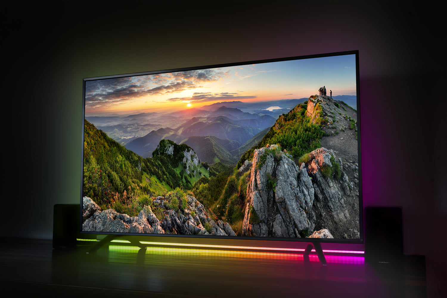 Ibiza Magic Color Stick RGB gulvlys (svart)