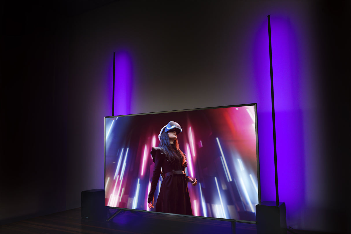 Ibiza Magic Color Stick RGB gulvlys (svart)