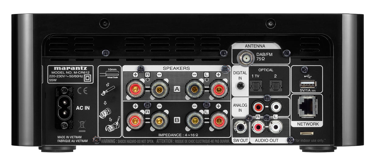 Marantz Melody X M-CR612 Mini System (svart)