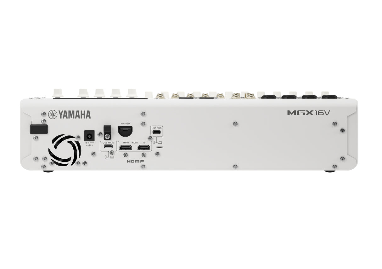 Yamaha MGX16V digital miksekonsoll (Hvit) - Videoversjon