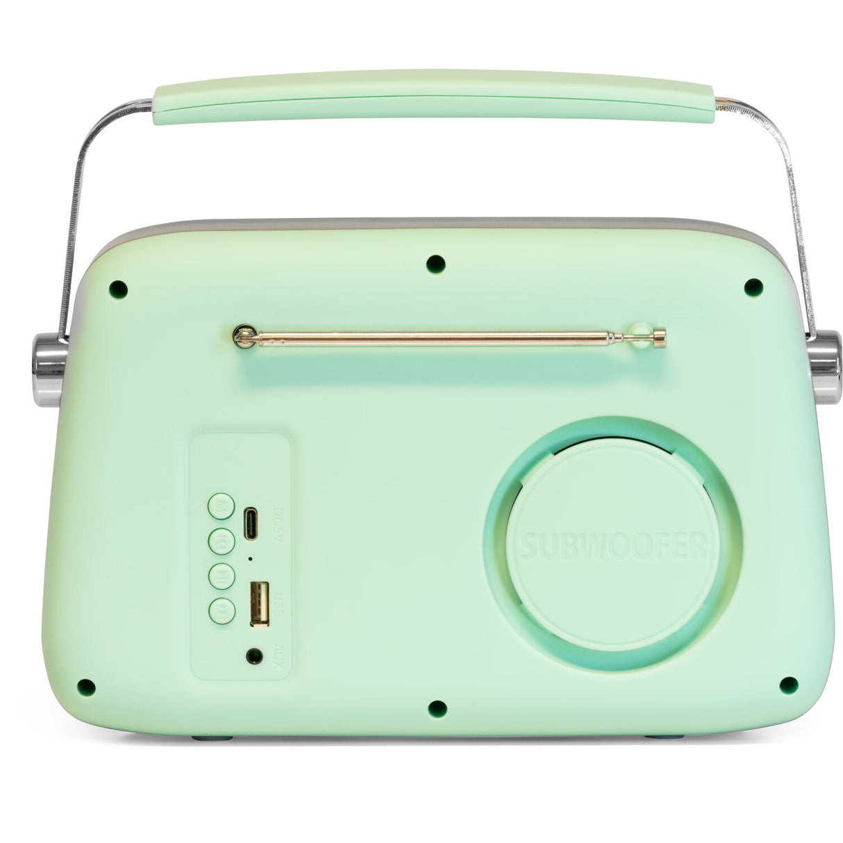 Madison Retro Radio med Bluetooth og FM (Matte Mint)