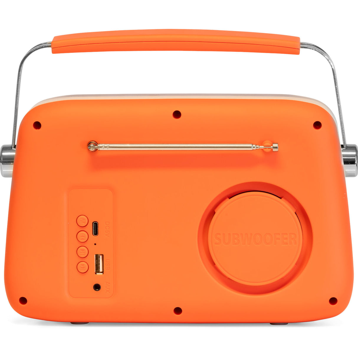 Madison Retro Radio med Bluetooth og FM (Matt Orange)