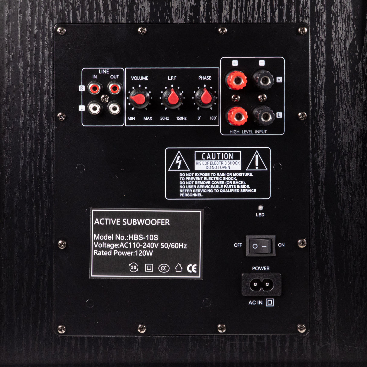 SoundMate HBS-10S 10" Aktiv Subwoofer