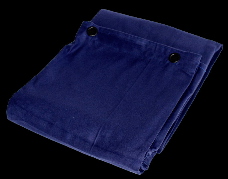 Molton teppe med øyne (blå)