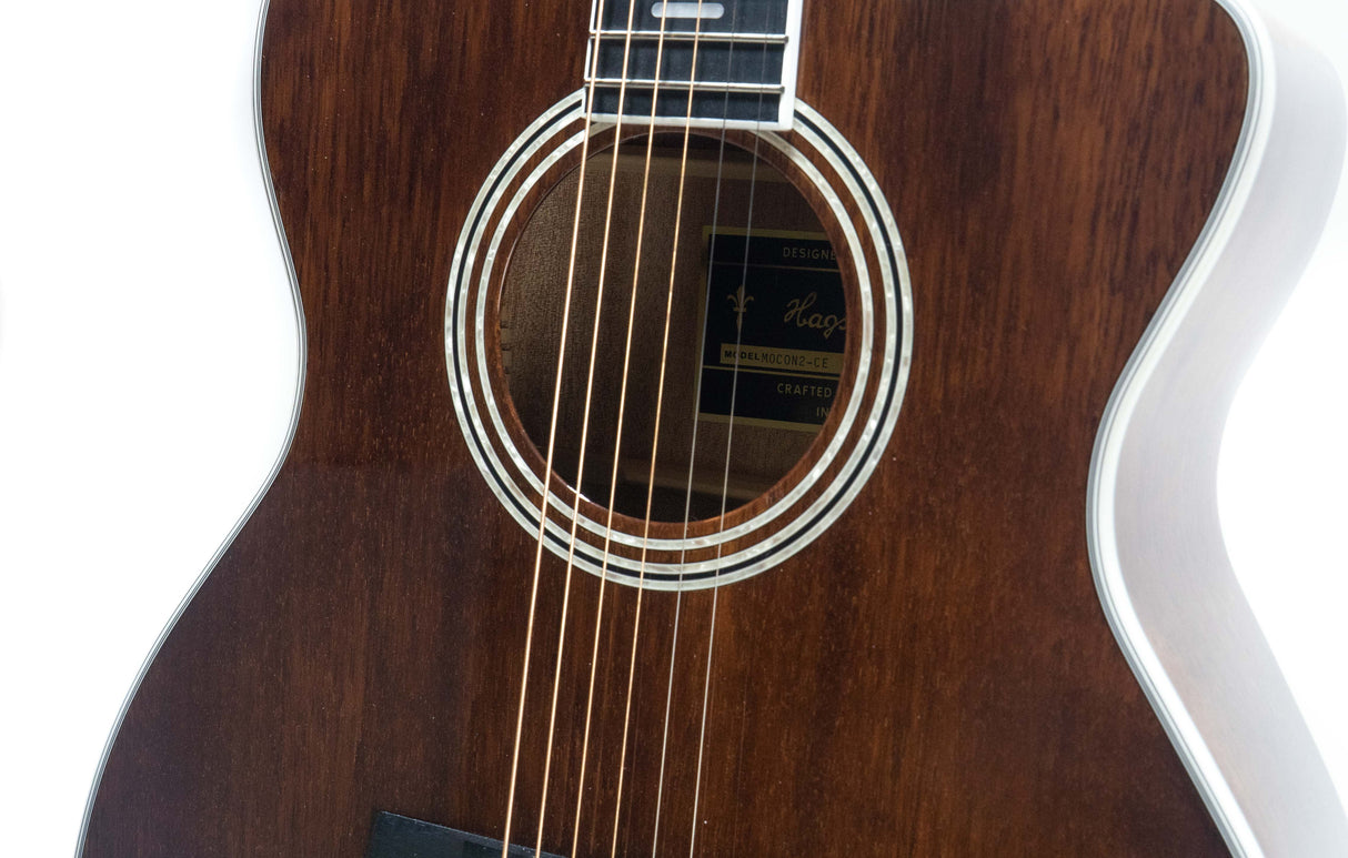 Hagstrom Mora II Concert CE Western Guitar (Mahogni)