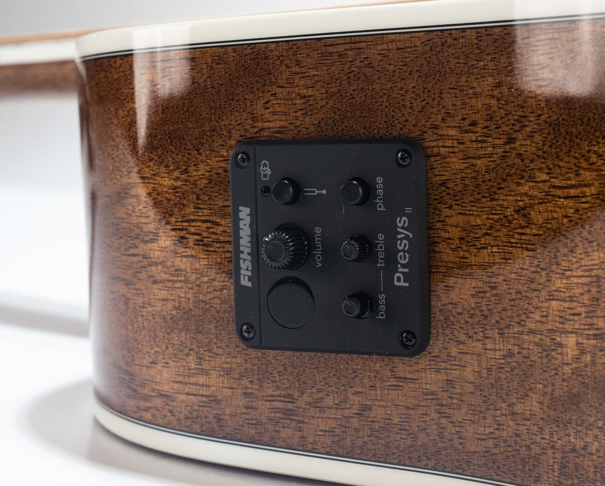 Hagstrom Mora Dreadnaught CE Western gitar (mahogni)