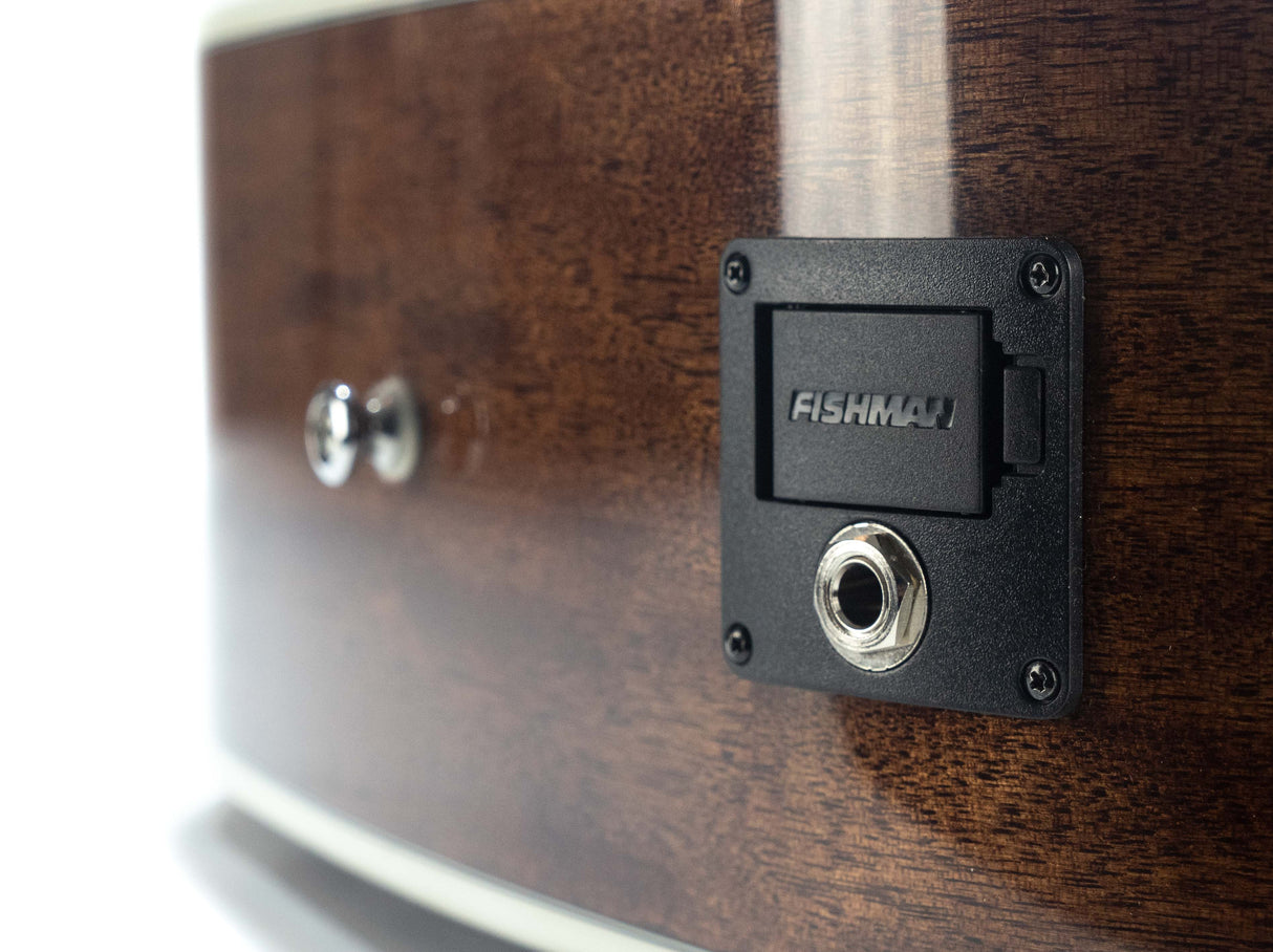 Hagstrom Mora Dreadnaught CE Western gitar (mahogni)