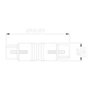 Neutrik Adapter Plugg XLR Hunn til XLR Hunn