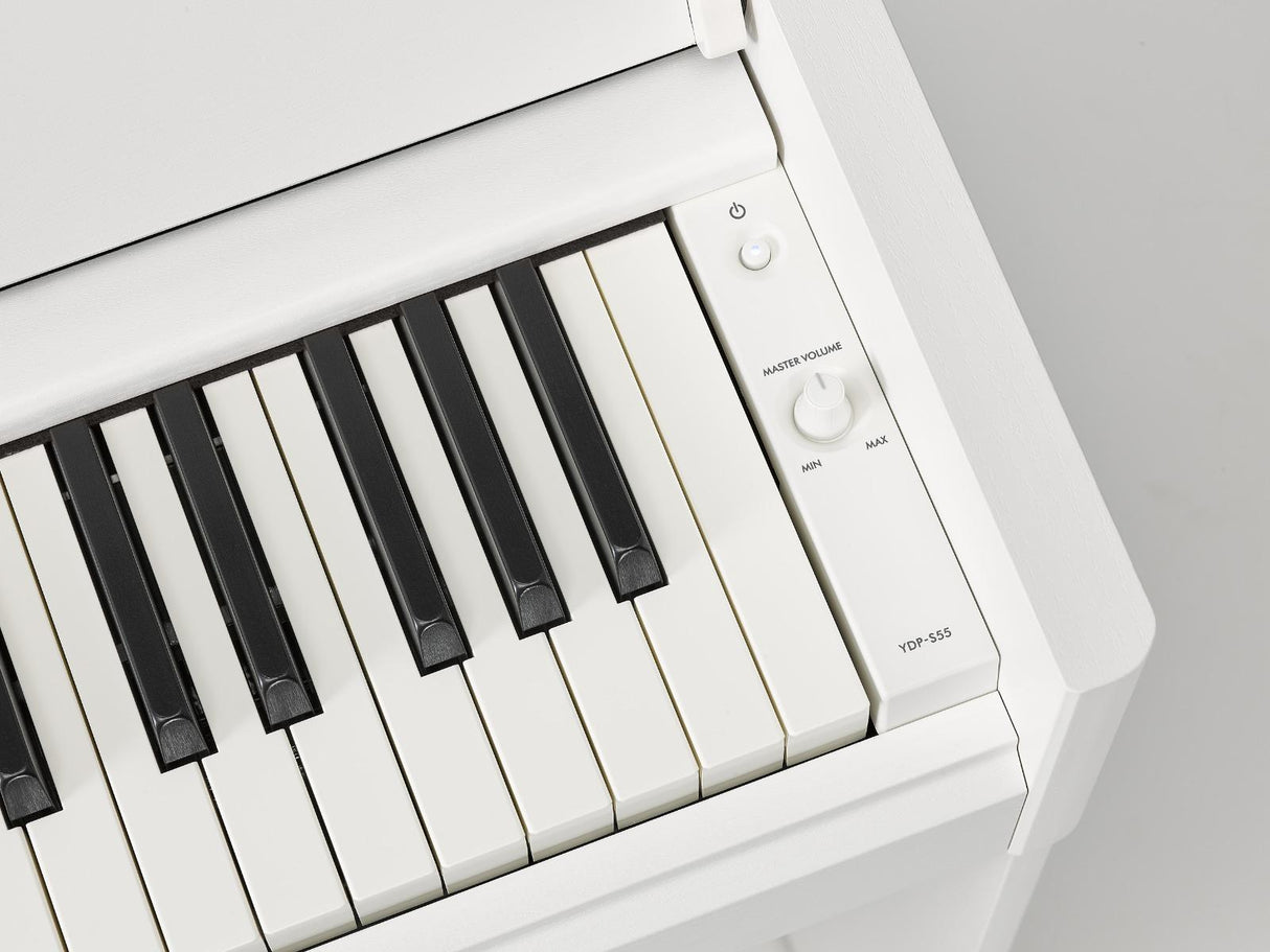 Yamaha YDP-S55WH digitalpiano (hvit)