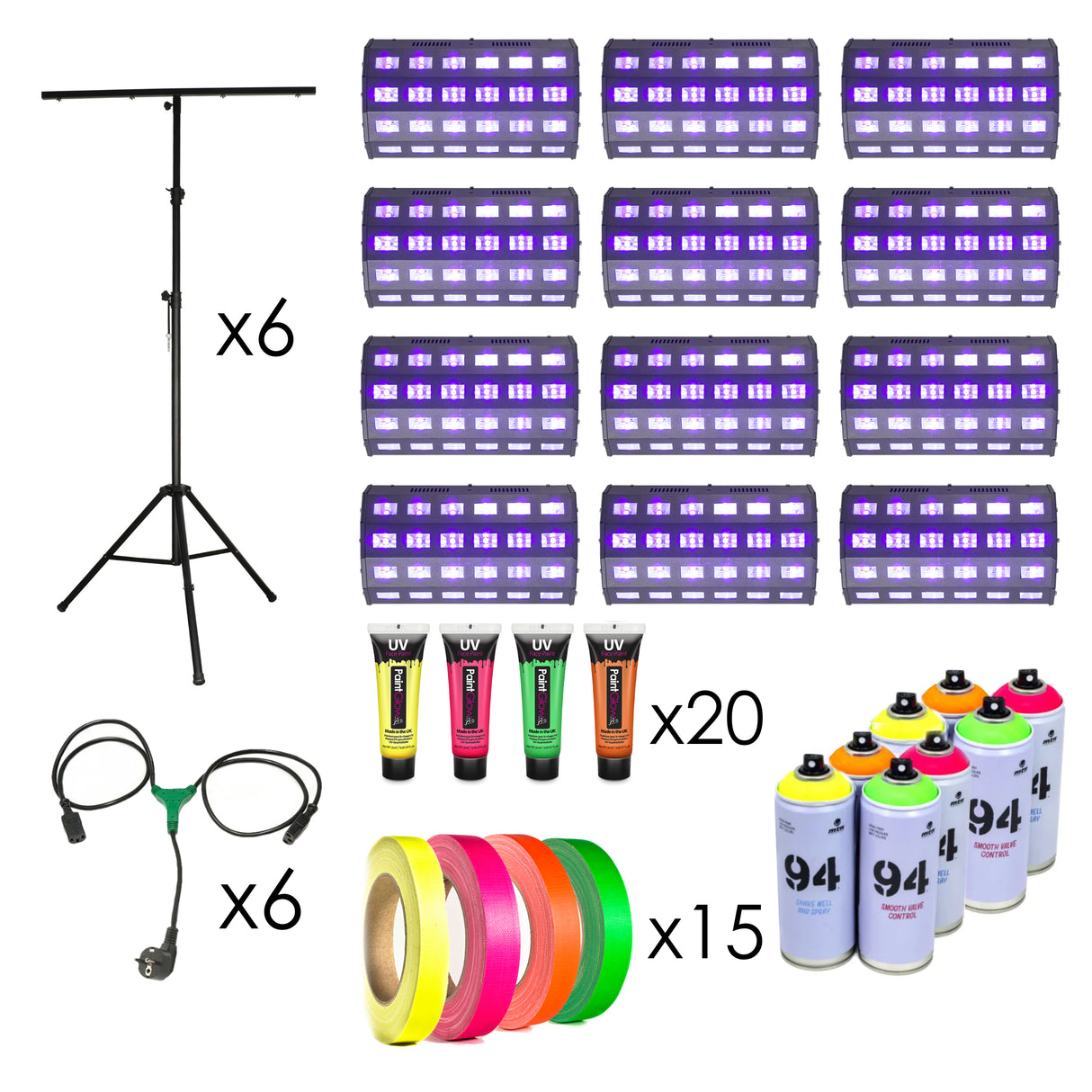 Natminton komplett pakke for 6 kurs