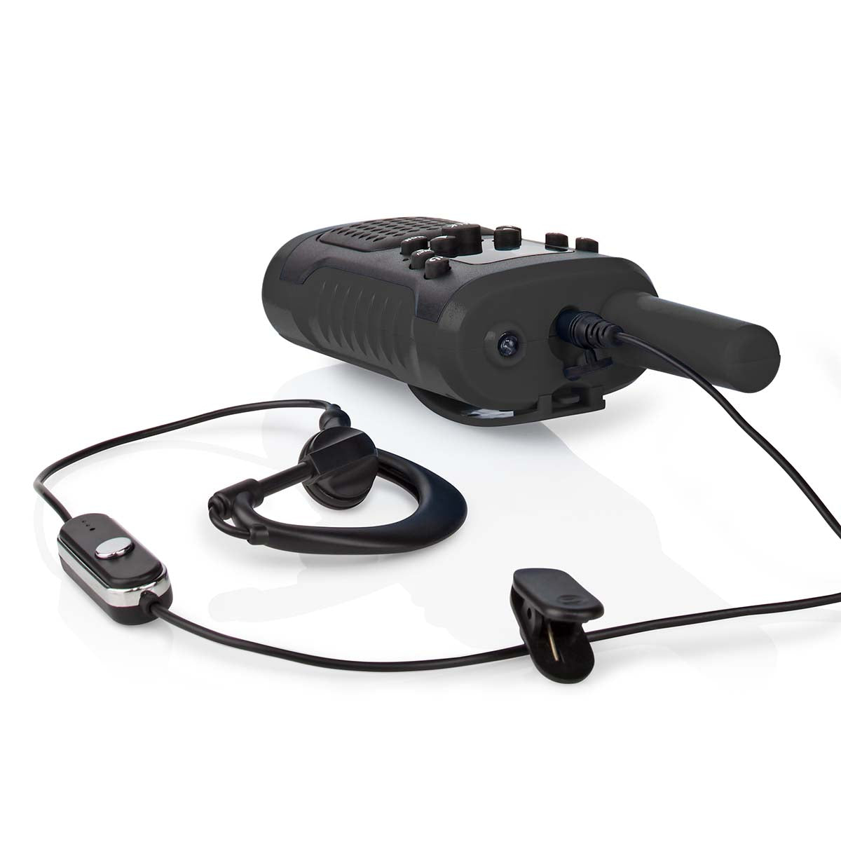Nedis Walkie Talkie-sett med hodesett (opptil 6 km)