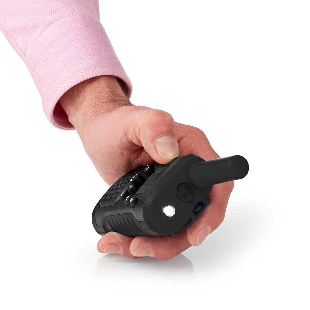 Nedis Walkie Talkie-sett med hodesett (opptil 6 km)