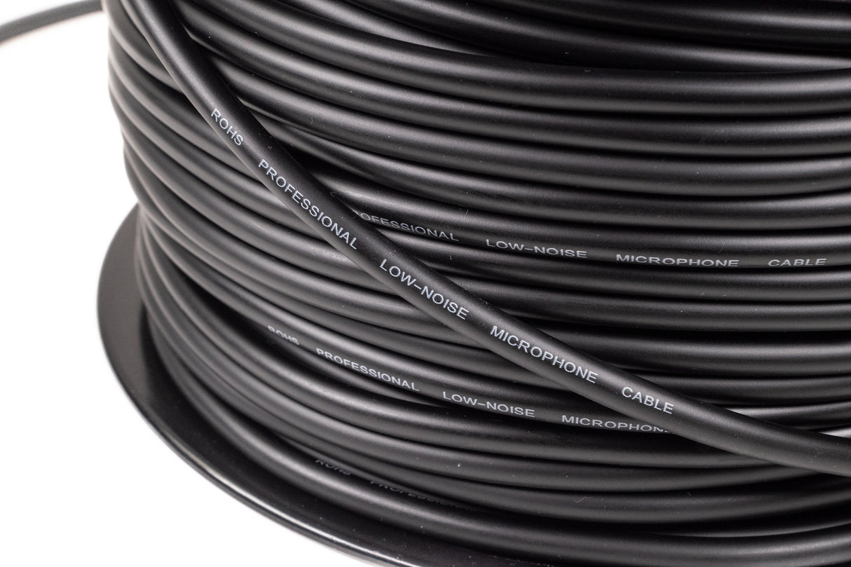 Perfex mikrofonkabel på rull (100m)