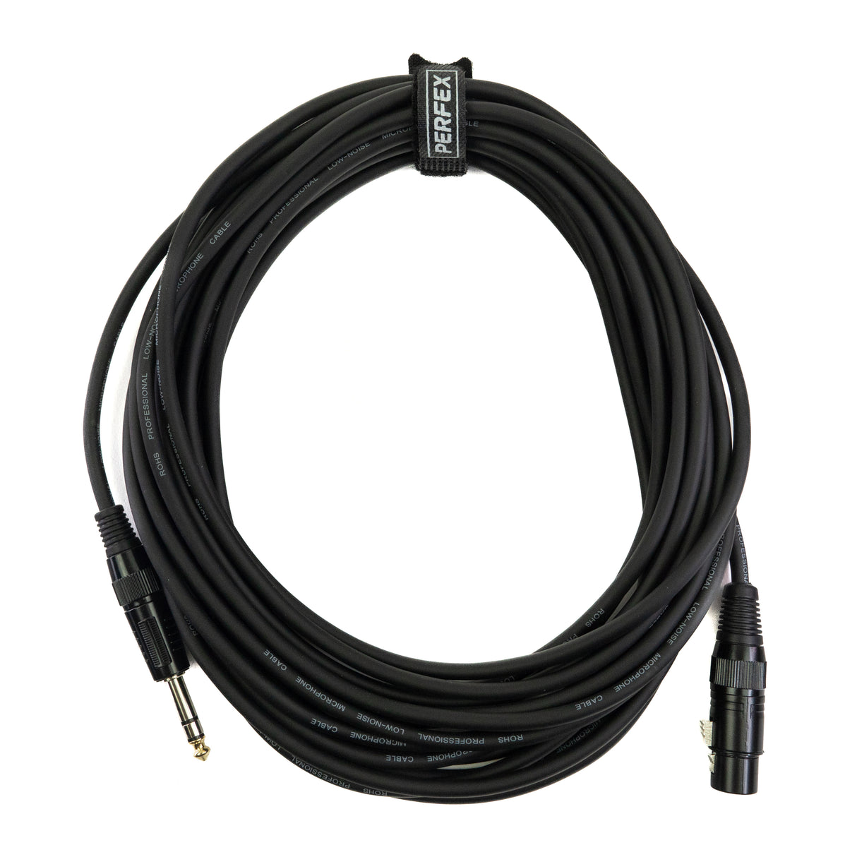 Perfex XLR hunn til balansert jack (10m)