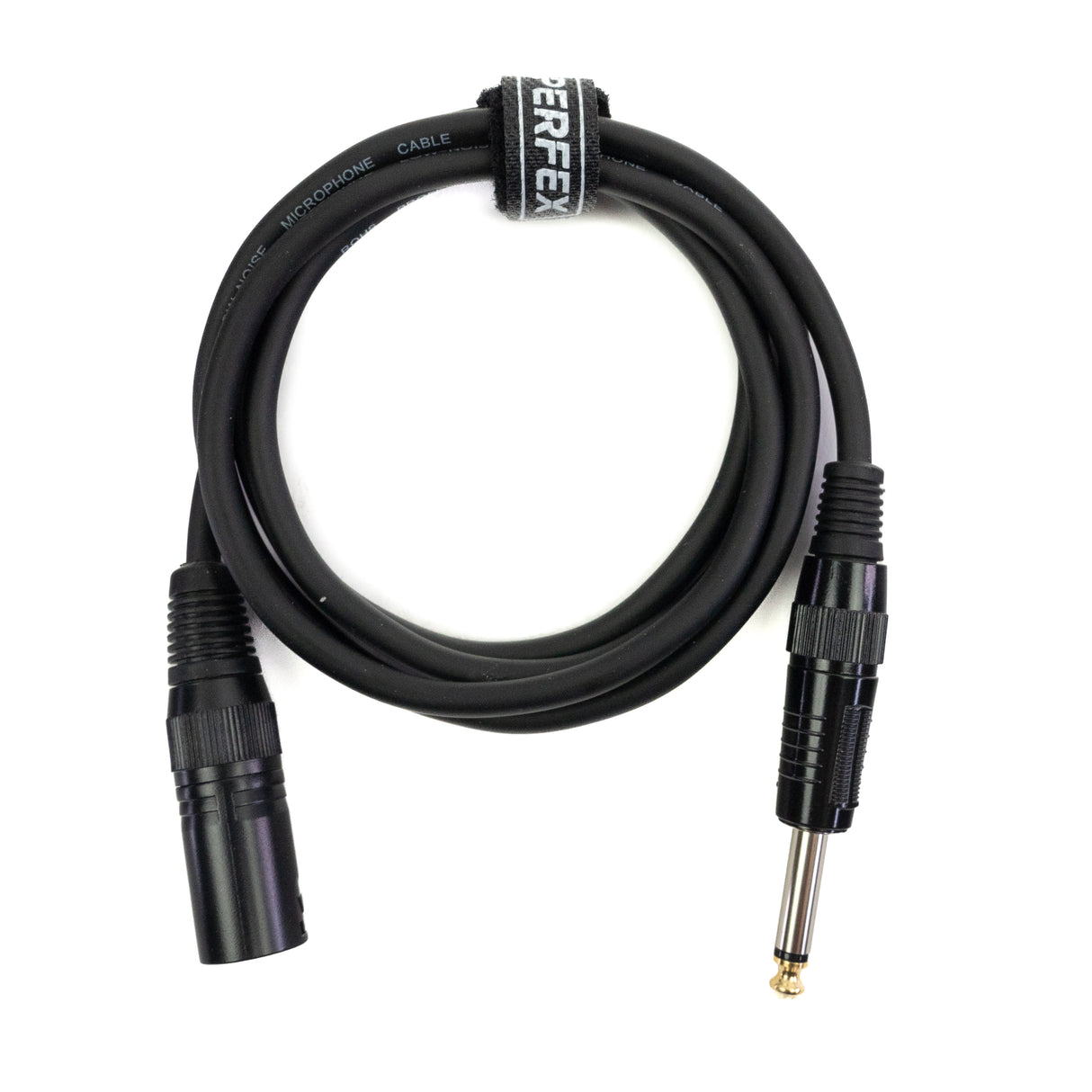 Perfex XLR hann til jack (1,5m)