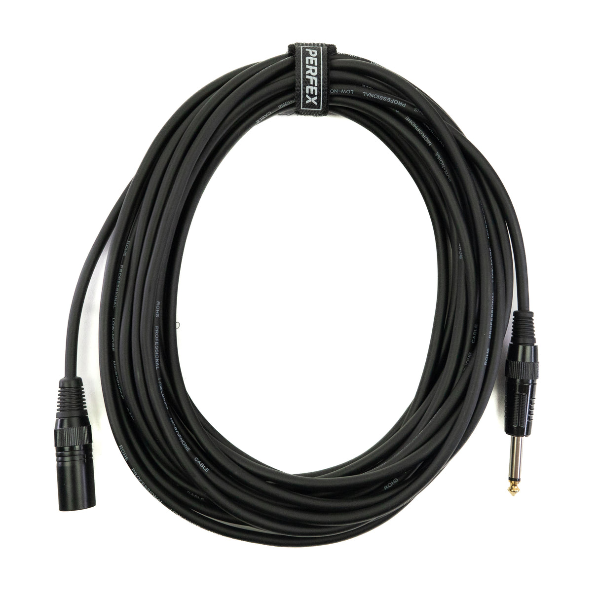 Perfex XLR hann til jack (10m)