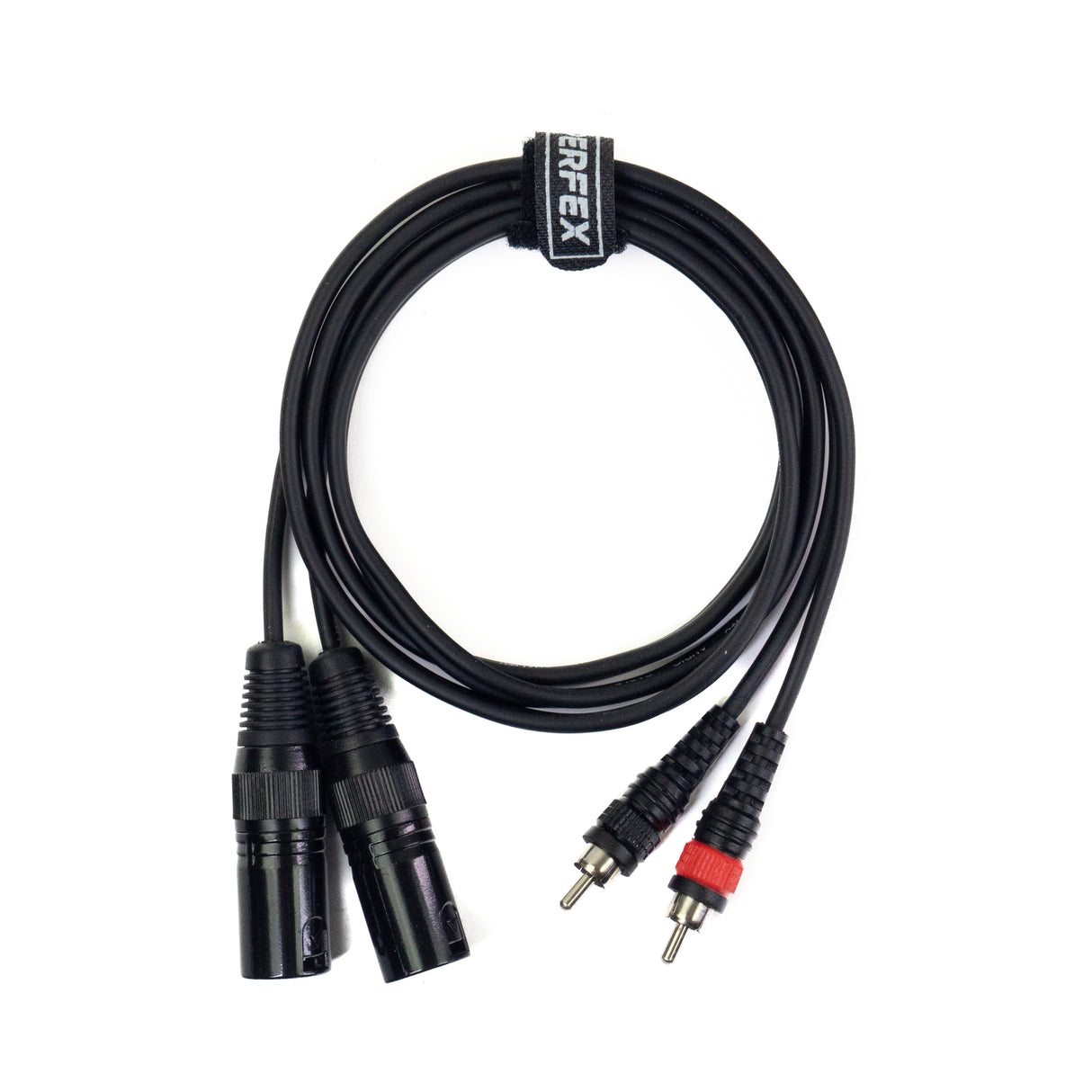 Perfex XLR hann til phono RCA-kabel (1,3m)