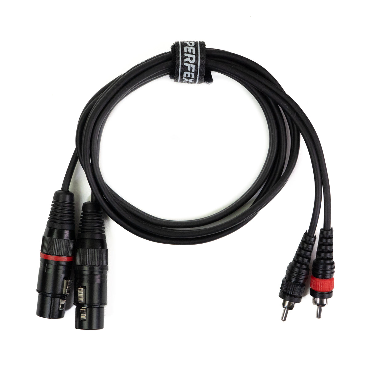 Perfex XLR hunn til phono RCA-kabel (1,3m)