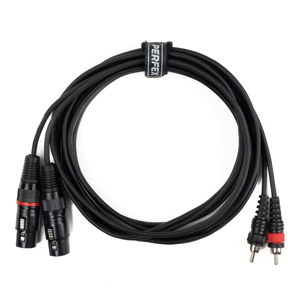Perfex XLR hunn til phono RCA-kabel (3m)