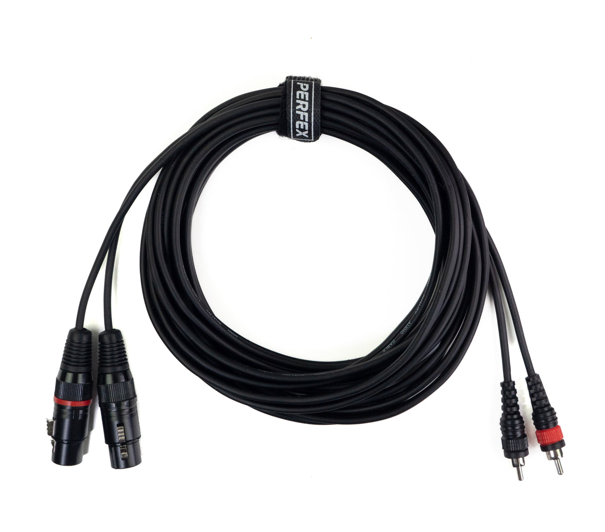 Perfex XLR hunn til phono RCA-kabel (6m)