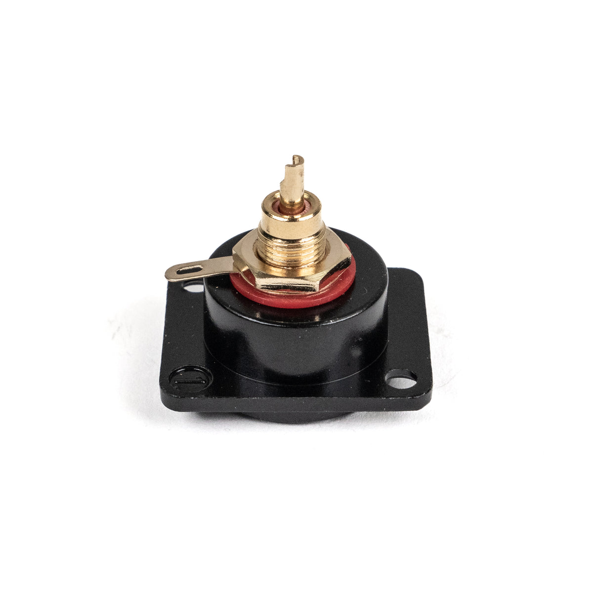 Perfex RCA Phono kvinnelig chassisplugg (rød, svart)