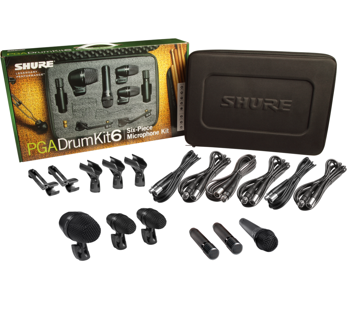 Shure PGA Drumkit 6 trommemikrofonpakke