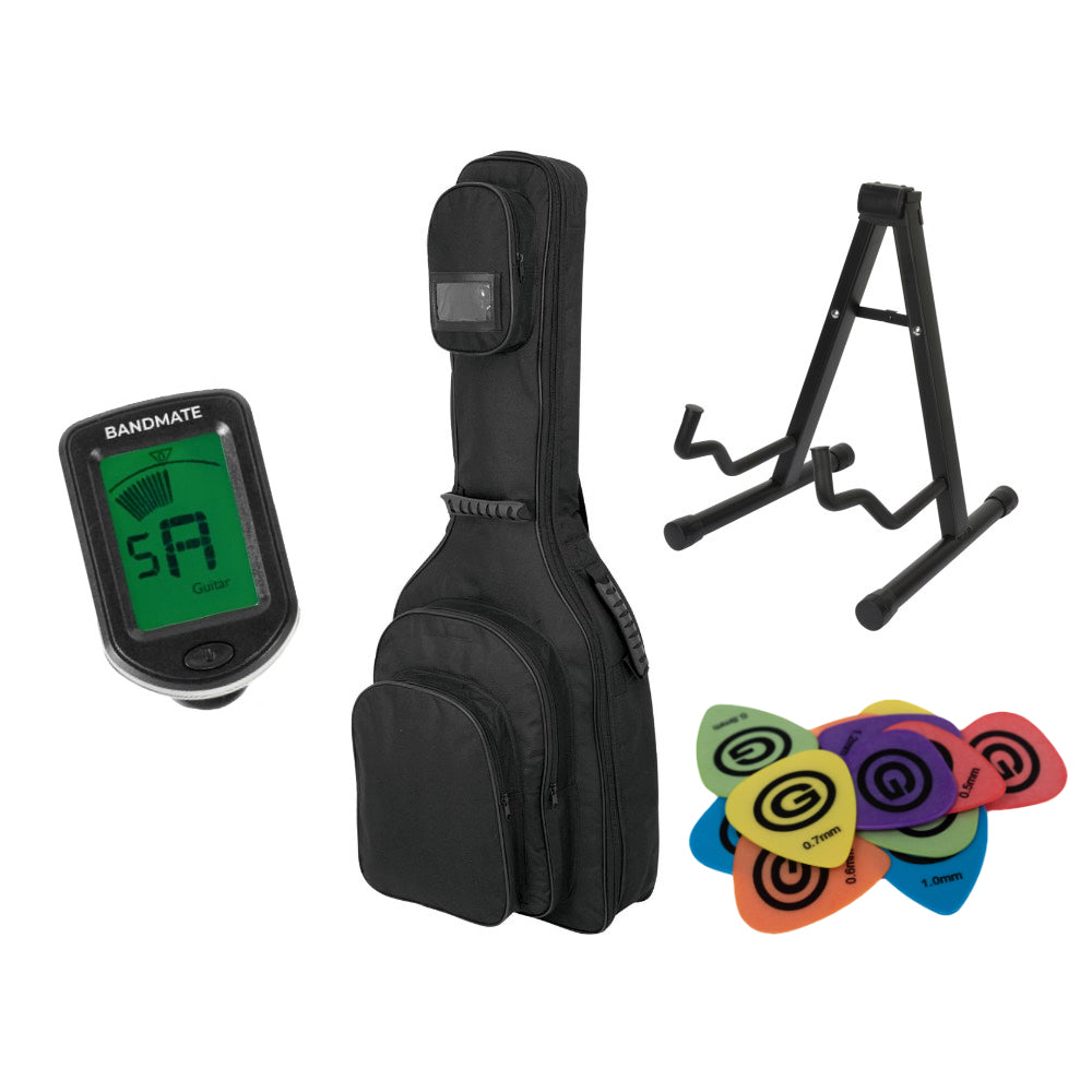 Spansk gitar 4/4 tilbehørspakke