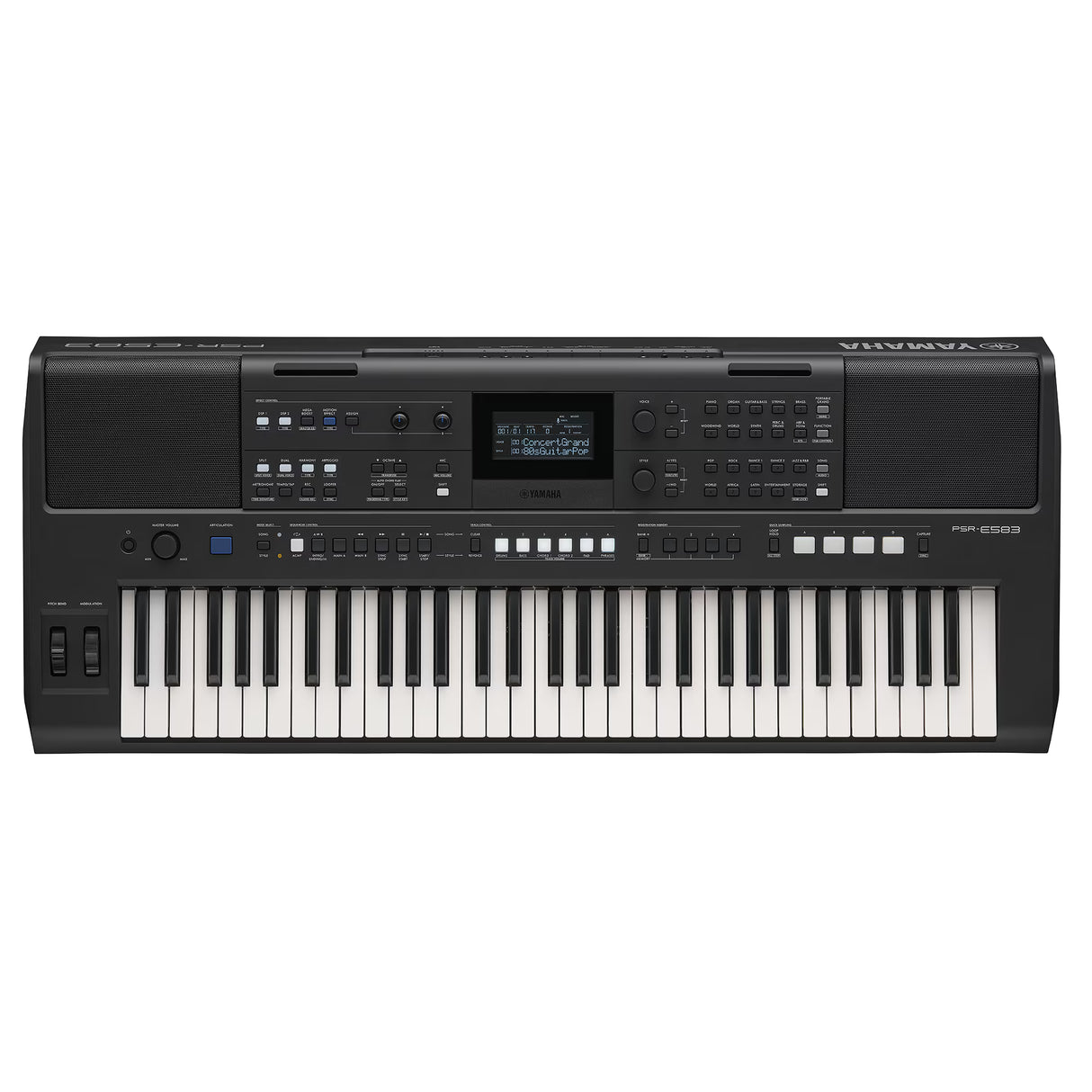 Yamaha PSR-E583 Tastatur (Svart)
