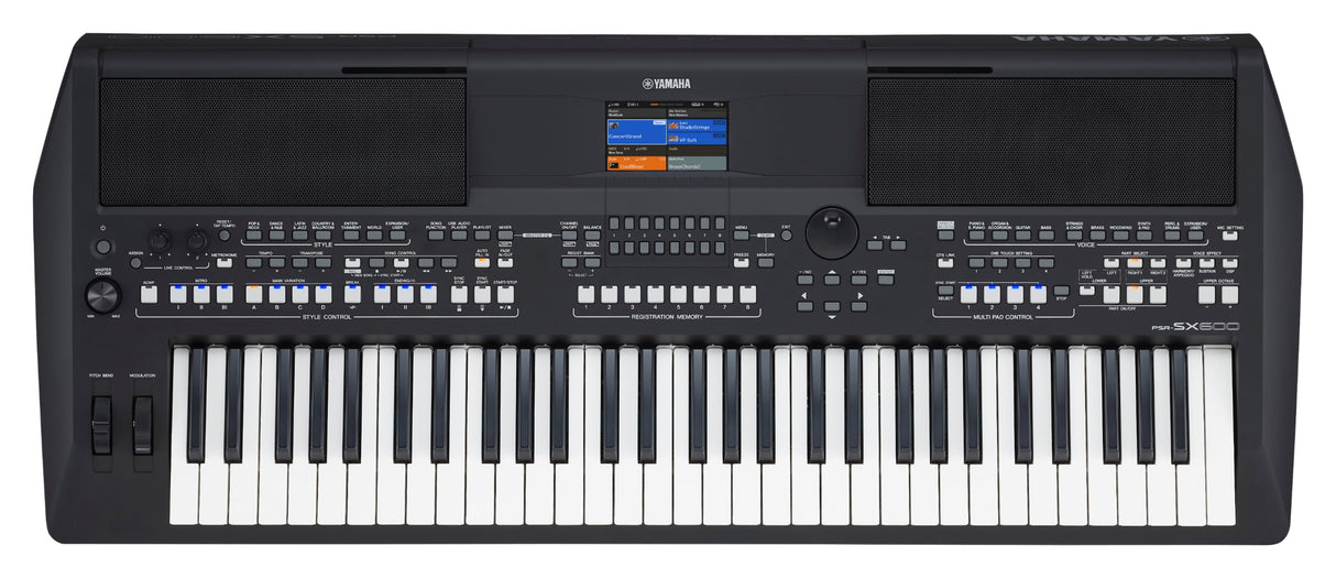 Yamaha PSR-SX600 Keyboard (svart)
