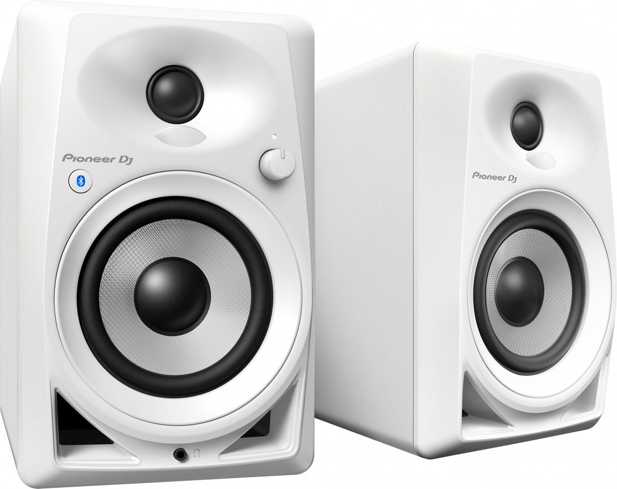Pioneer DJ DM-40BT-W studiomonitorer med Bluetooth (hvit)