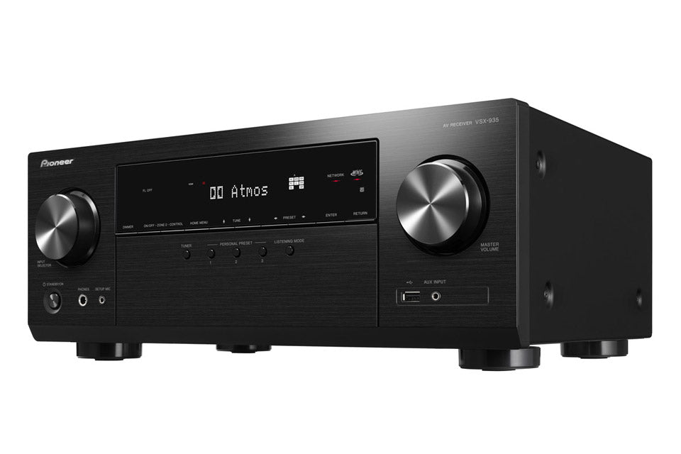 Pioneer VSX-935 7.2-kanals mottaker (svart, 7x165W)