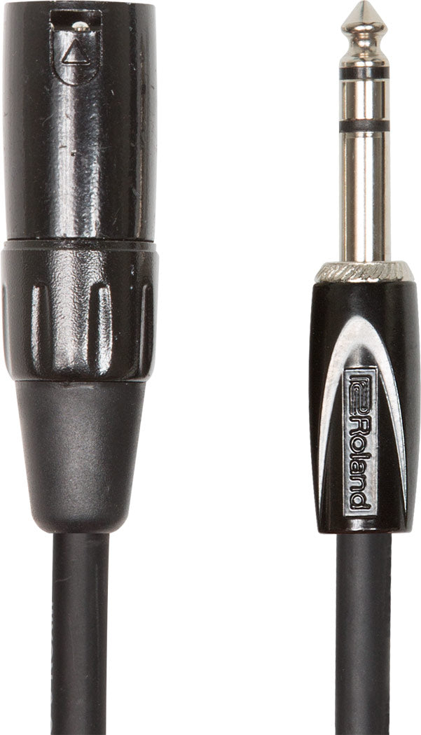 Roland signalkabel XLR hann til 6,3 mm Jack Stereo (4,5m)