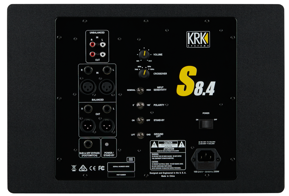 KRK S8 G4 subwoofer