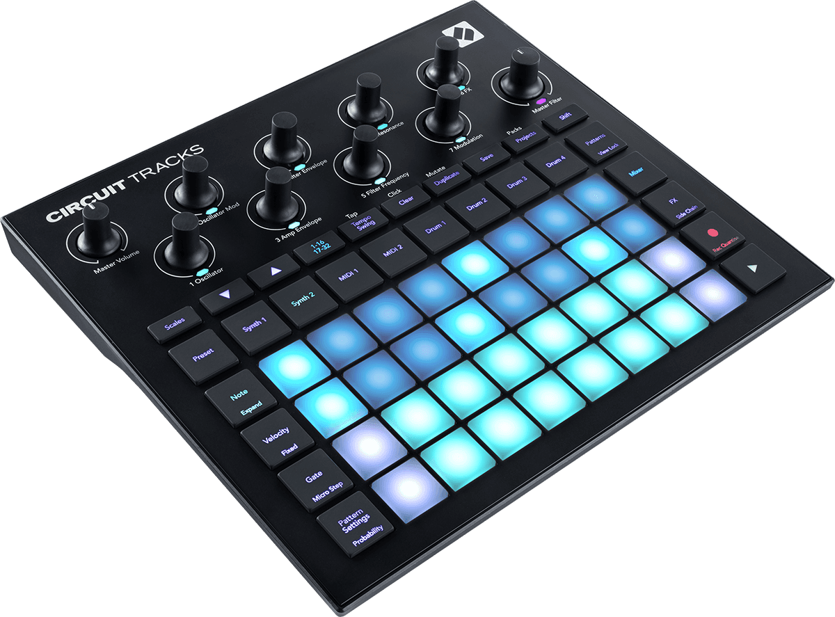Novation Circuit Tracks trommemaskin