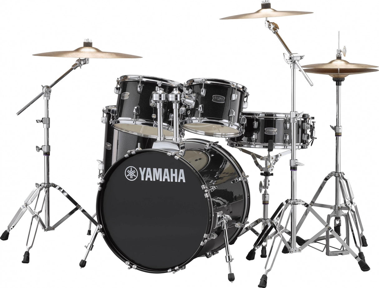 Yamaha Rydeen Studio Trommesett - inkl. hardwarepakke og bekkener - Black Glitter