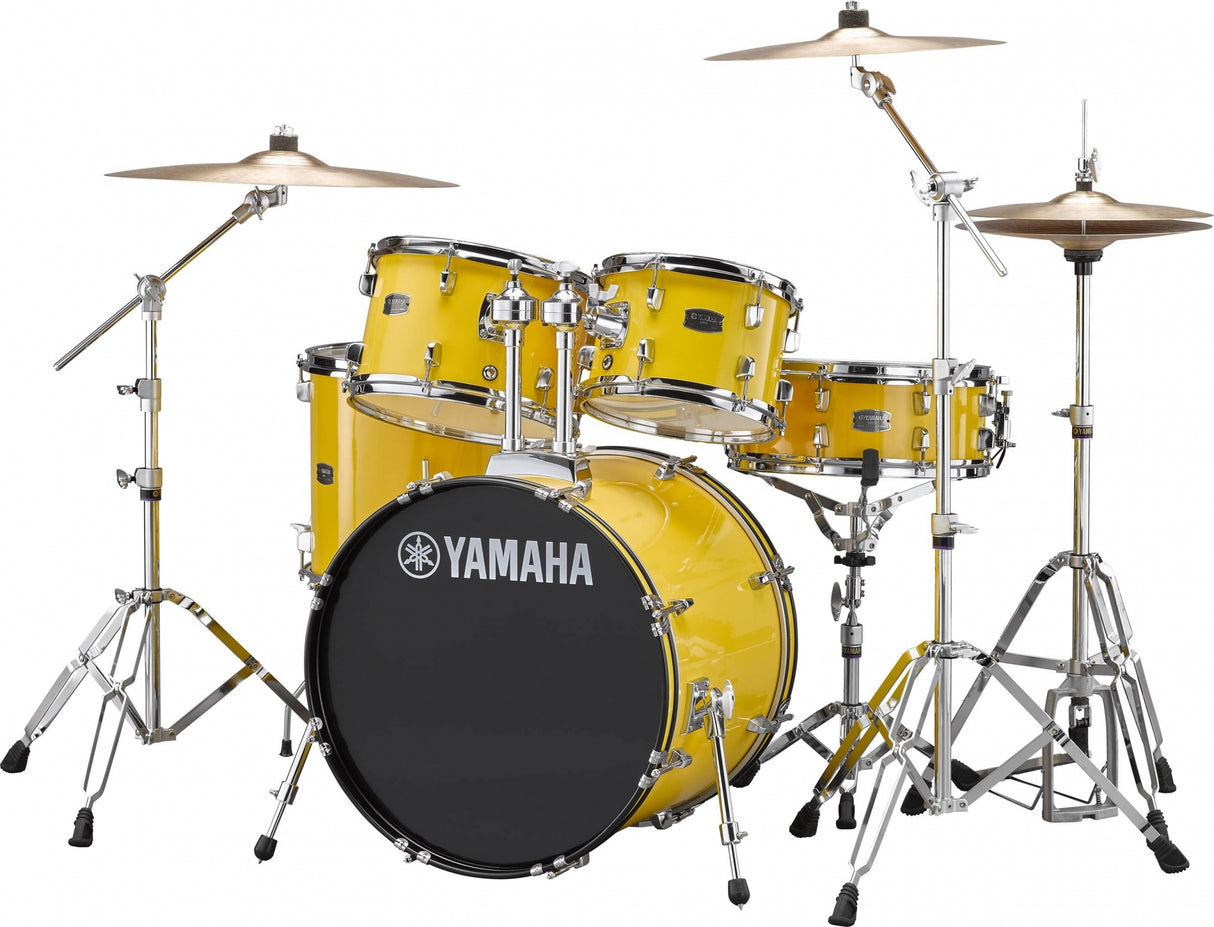 Yamaha Rydeen Studio trommesett - inkl. maskinvarepakke og kummer - Mellow Yellow