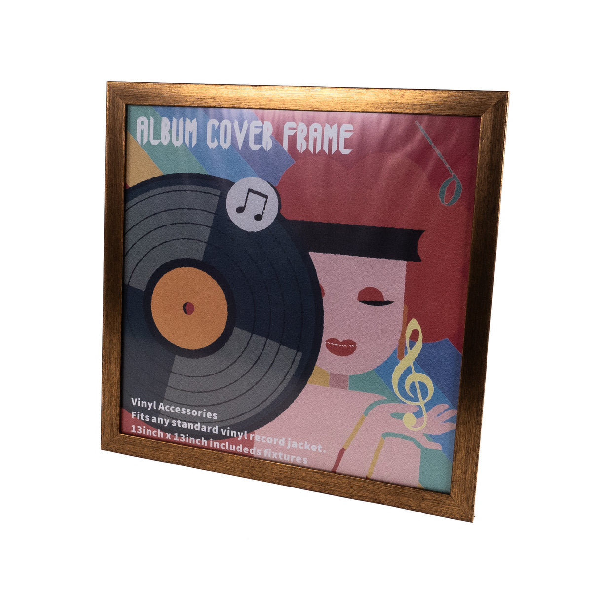 Studio 57 ramme for 12" vinylplate (brun)