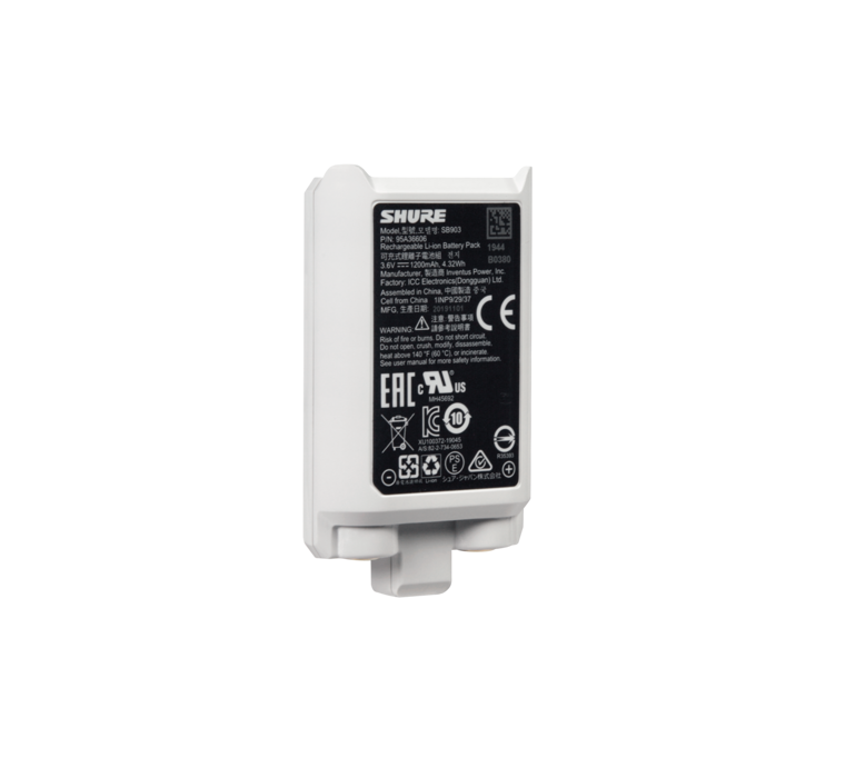 Shure SB903 Lithium SLXD batteri
