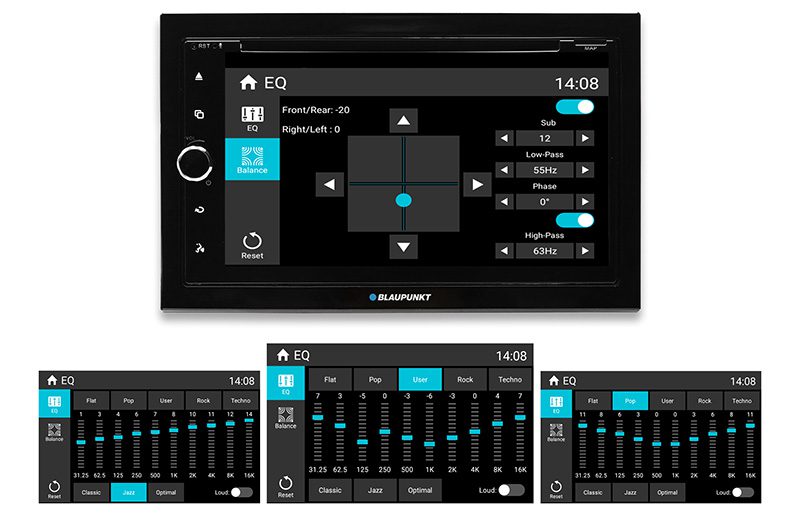Blaupunkt Copenhagen 700 m. CarPlay , Android, DAB+ og Bluetooth