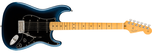 Fender American Professional II Stratocaster elektrisk gitar (Dark Night)