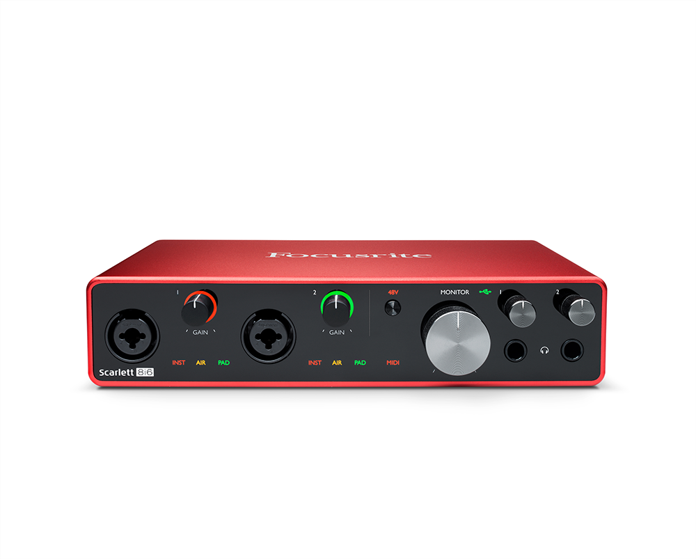 Focusrite Scarlett 8i6 3rd Gen lydkort