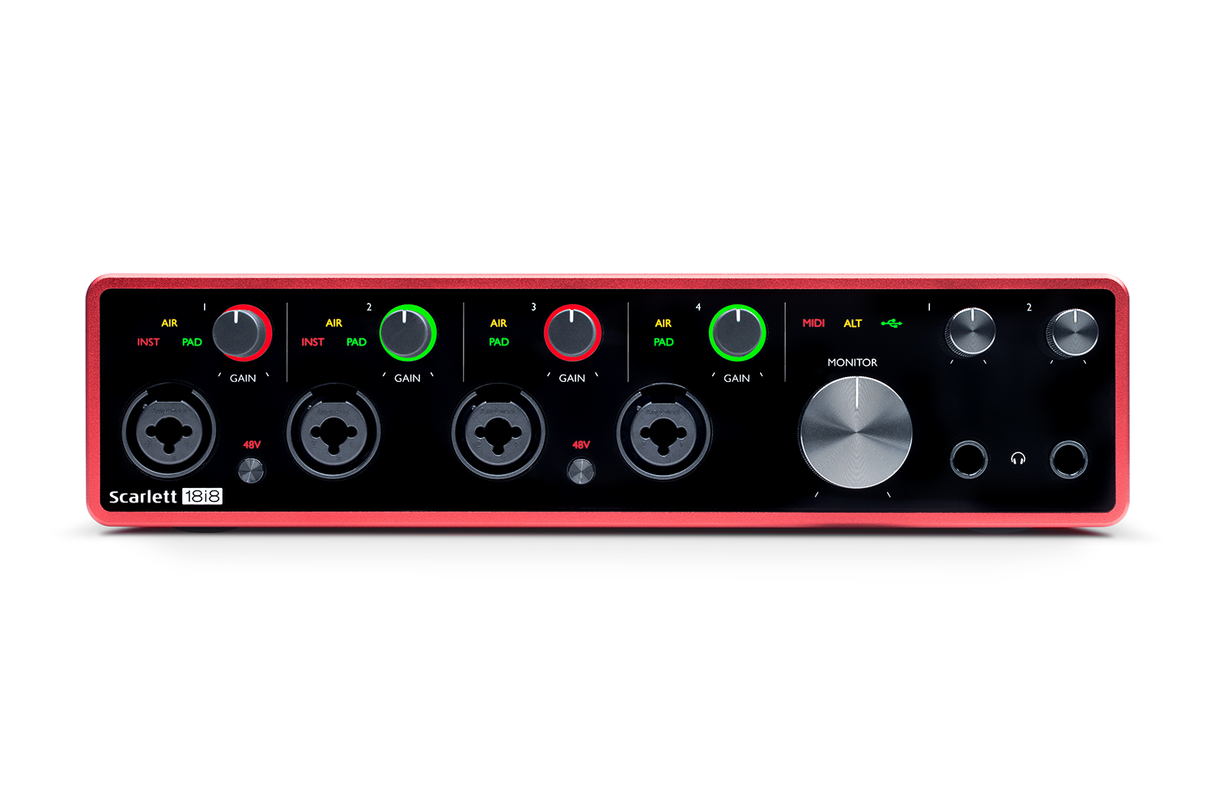 Focusrite Scarlett 18i8 3. generasjons lydkort